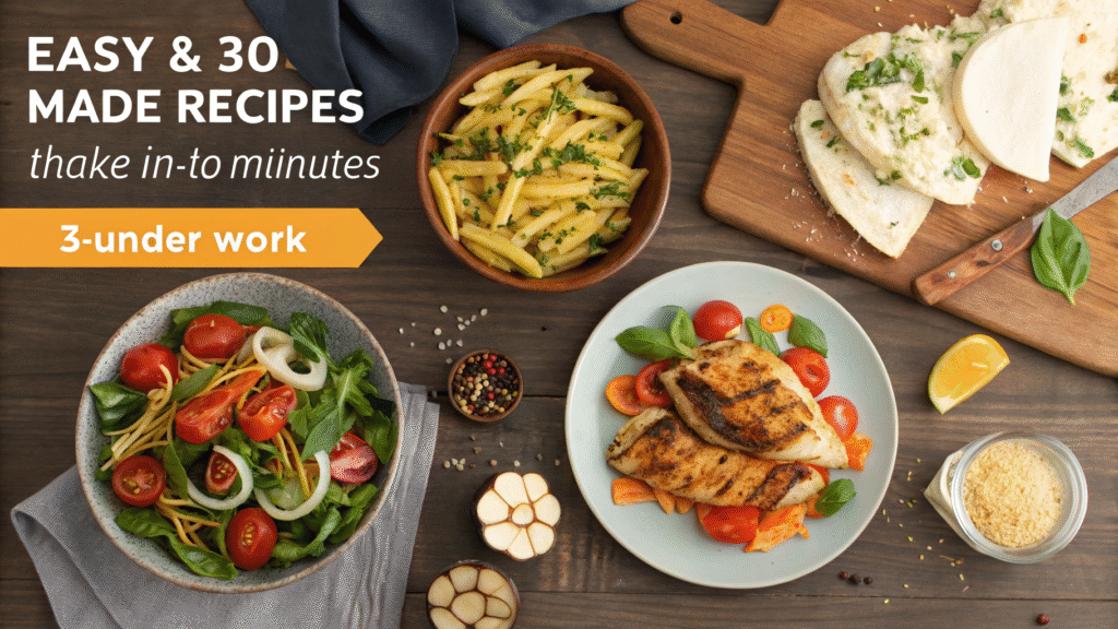 Easy and Delicious Recipes You Can Make in Under 30 Minutes After Work